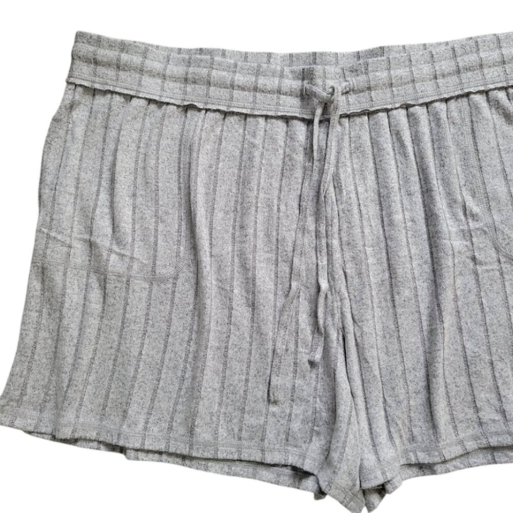 ❤️B2G1 New BP. Wide Ribbed Cozy Drawstring Atleisure Casual High Waist Shorts 3X